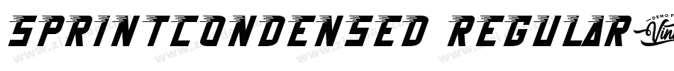SprintCondensed Regular字体转换